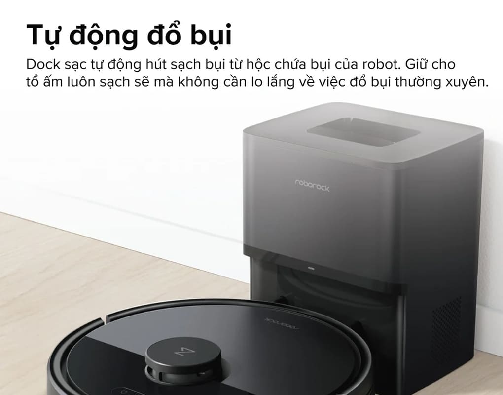 Robot hút bụi lau nhà Roborock Q7TF (Plus) - Đen